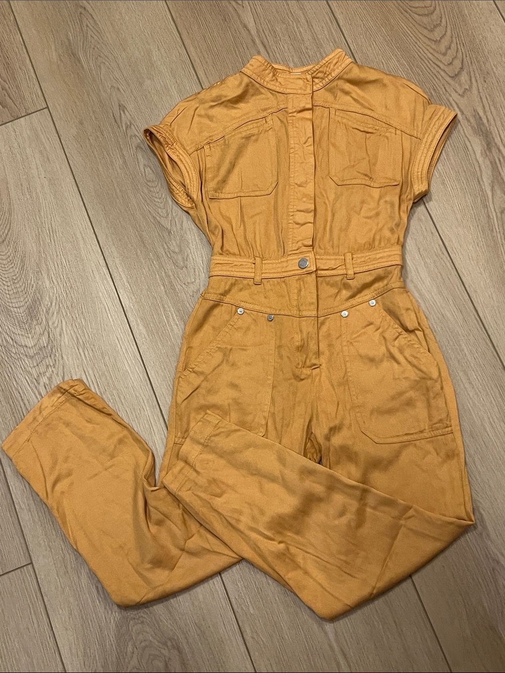 Habitual Mustard Jumpsuit - girls